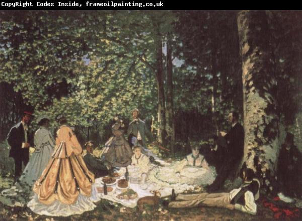 Claude Monet Le Dejeuner sur I-Herbe